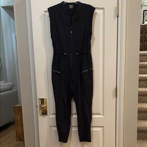 Calia Navy Sleeveless Jumpsuit